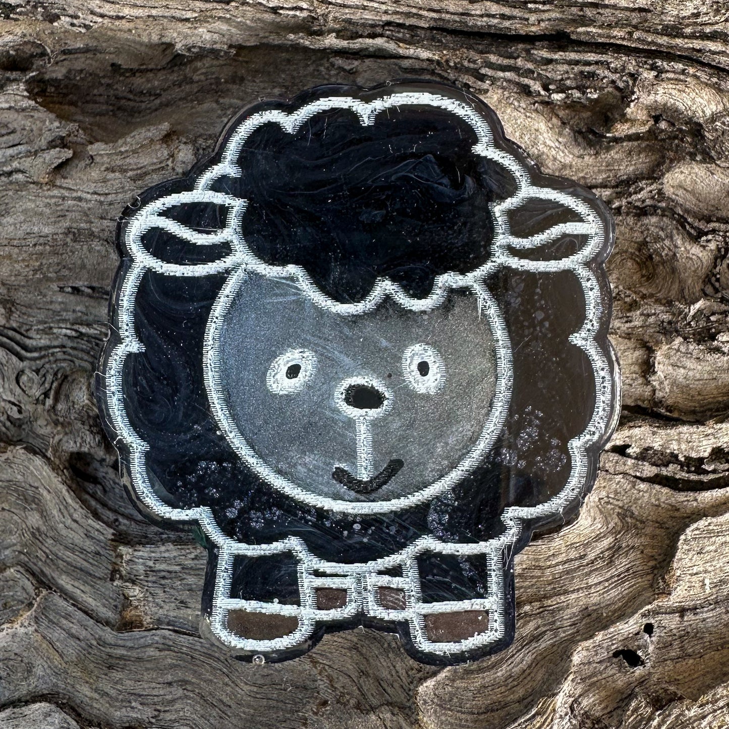 Black Sheep Shaped Tag